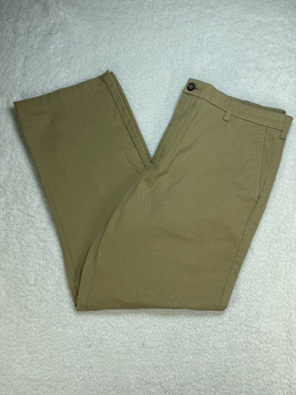 Croft & Barrow Classic Fit Men's Tan Khaki Chino Pants 38X32 Excellent